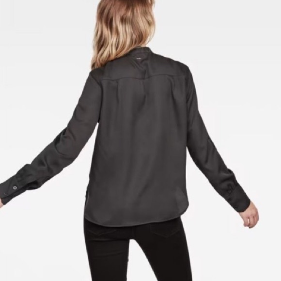 G-Star Raw Black 3/4 Button Up Shirt - Picture 3 of 14